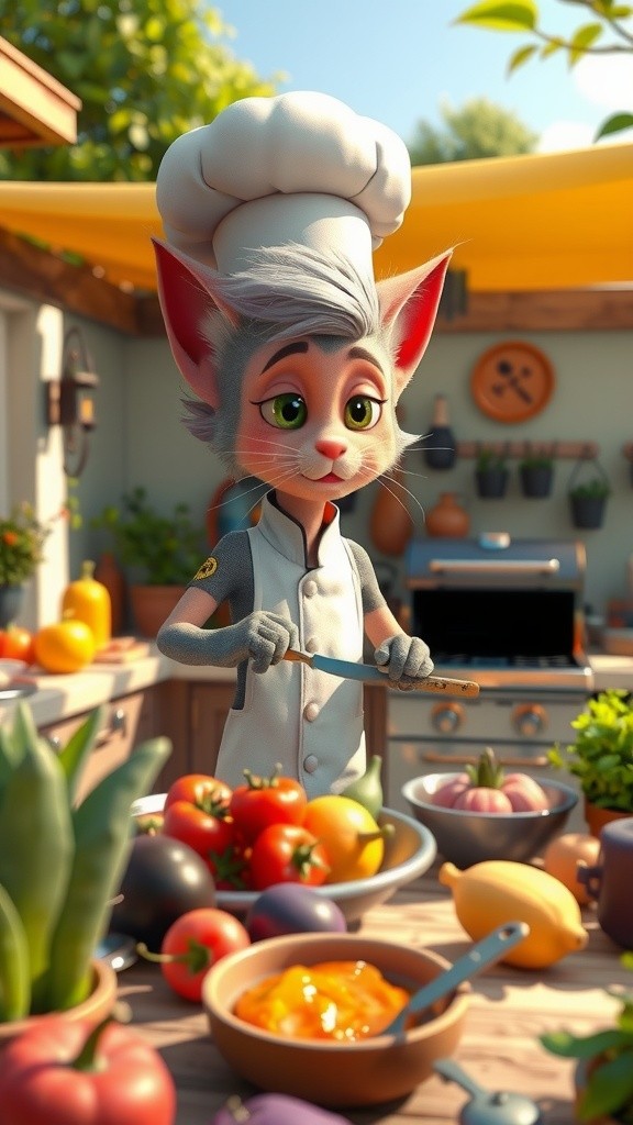 Chef Whiskers' Fishy Feast