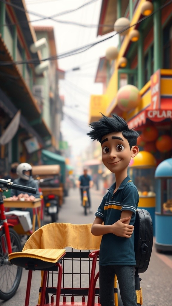 Tukang Becak dan Turis: Kisah Lucu di Indonesia