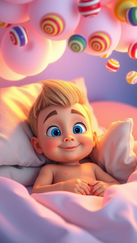 Candy World Dreams: A Toddler's Adventure