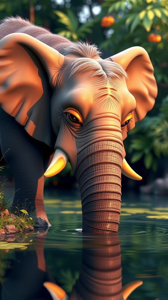 The Power of Teamwork: A Tiny Ant Saves a Giant Elephant
