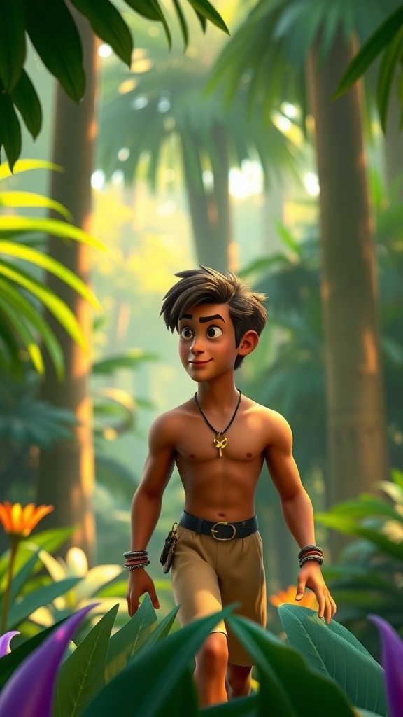 Mowgli's Jungle Challenge: Outsmarting the Lion