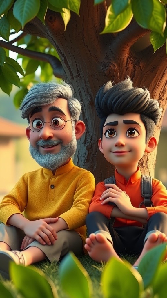 मुनू की आलसी हरकतें और बाबूजी की समझदारी