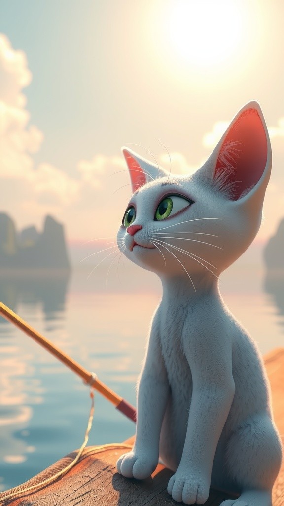 Kucing yang Lupa Umpan: Pelajaran Persiapan dalam Memancing