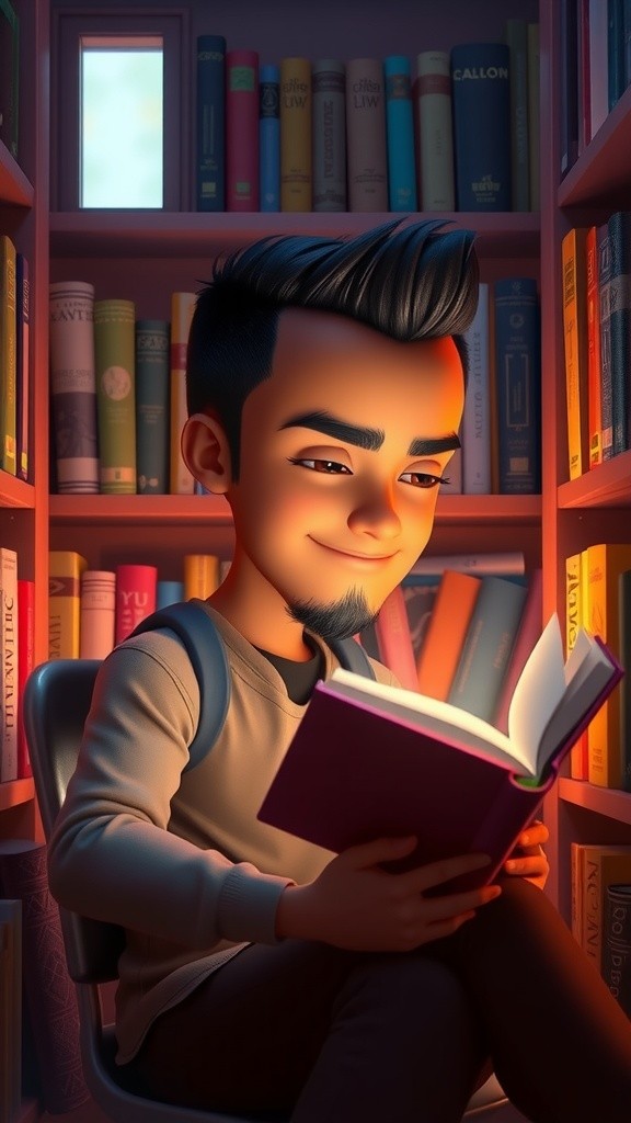 The Bookworm's Blossom