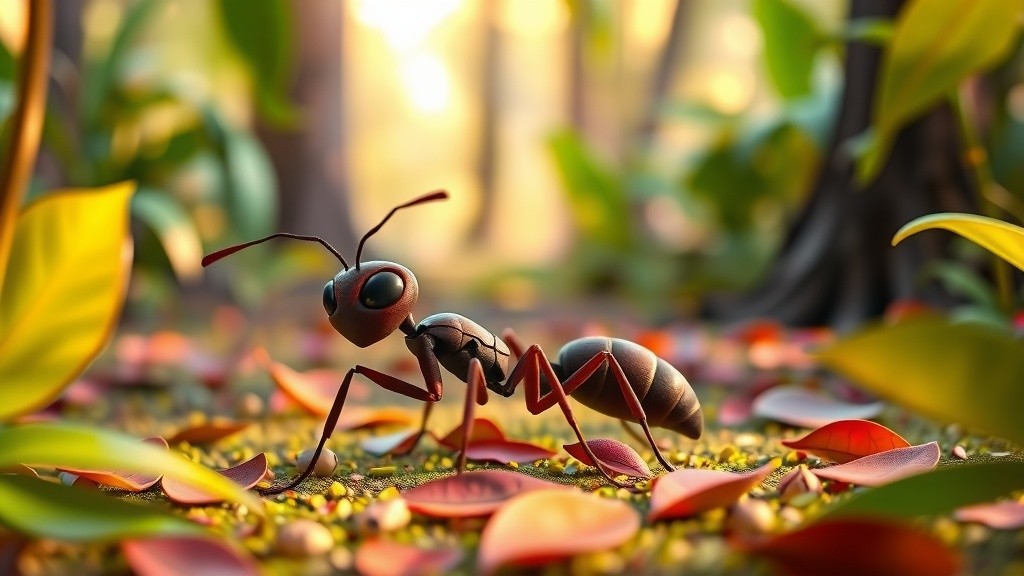 Ants Unite: A Battle for Survival in the Forest