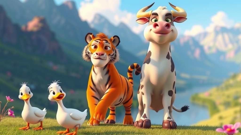 Animal Adventure: The Colorful Crossing