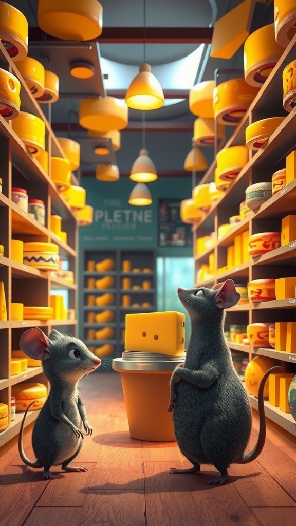 Cheese Heist: Max and Gus's Gouda Adventure
