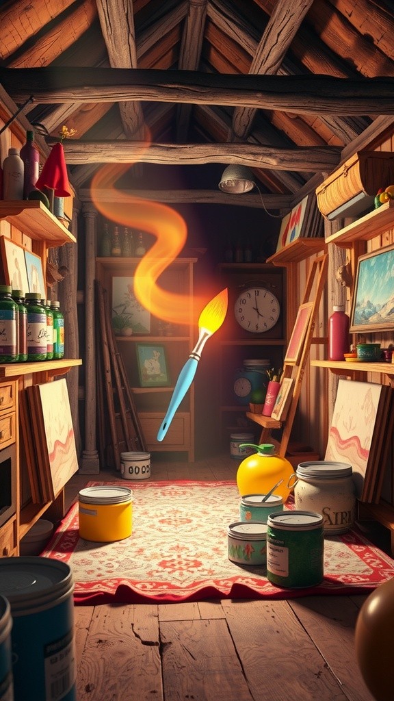 Lily and the Magical Paintbrush