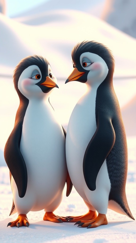 Romantisme Pinguin: Batu Sebagai Cincin Lamaran