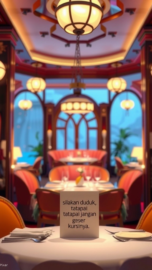 Kursi Unik di Restoran
