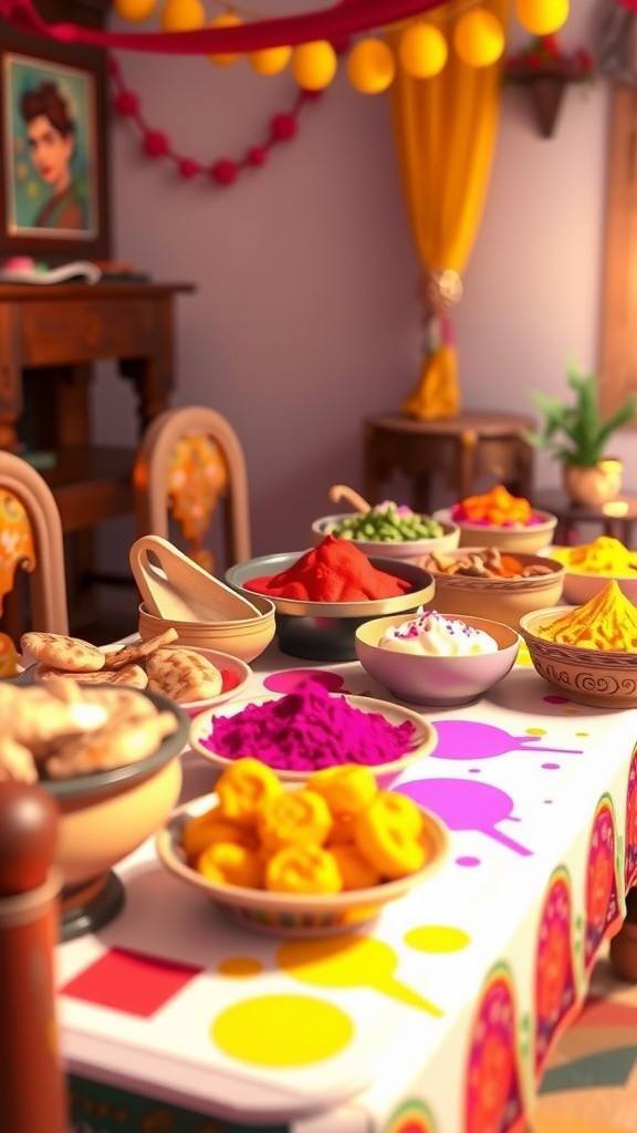 होली: रंगों और स्वादिष्ट पकवानों का त्योहार