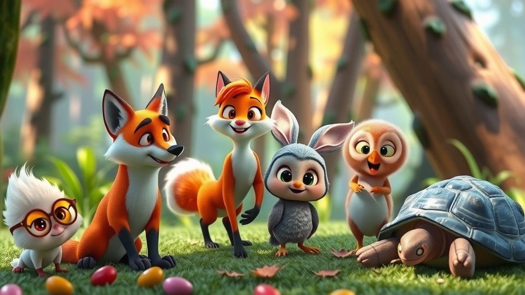 The Forest's Five Friends and the Monster Storm
