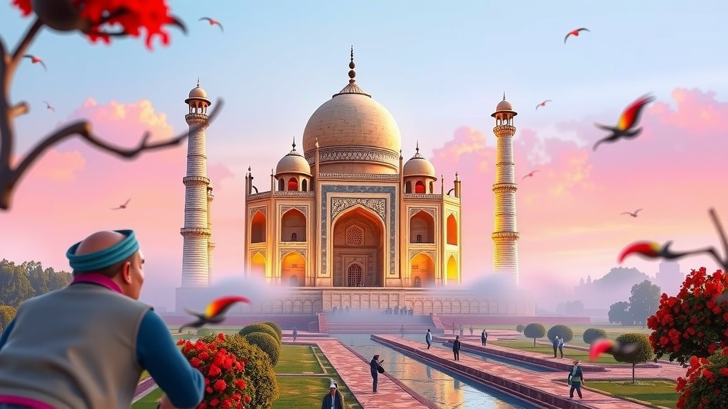 মোহাবিষ্ট মেরাজে তাজমহল