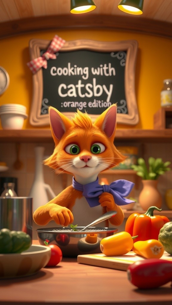 Cooking with Catsby: Orange Edition