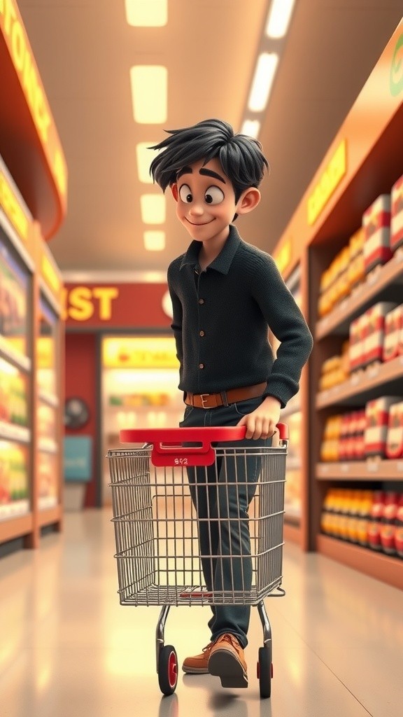 Tantangan Makanan di Supermarket