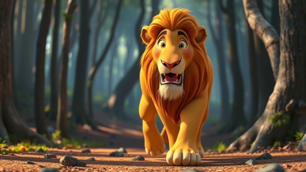 The Wise Hare and the Drowning Lion