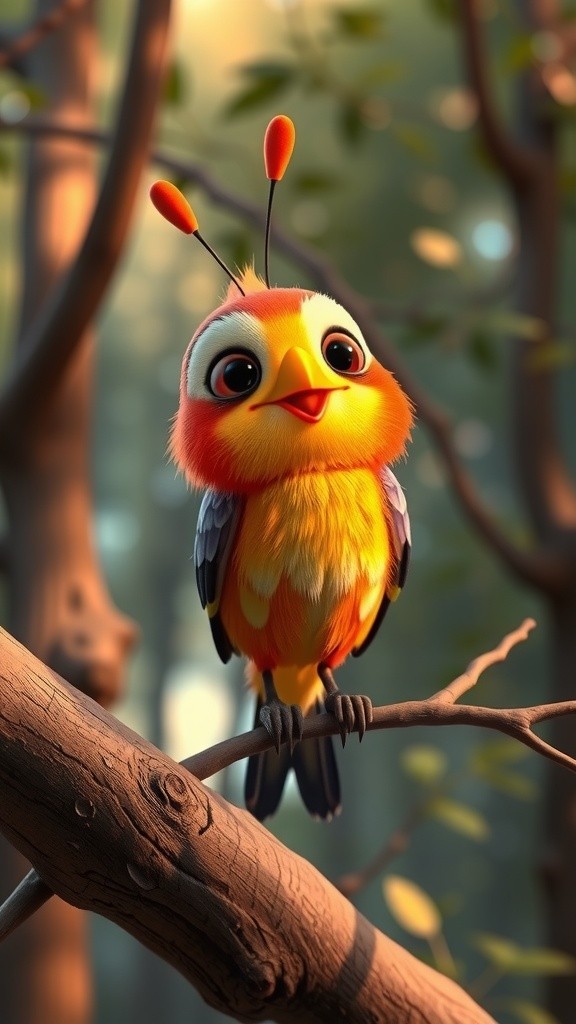 The Joyful Journey of Buzzy the Bird