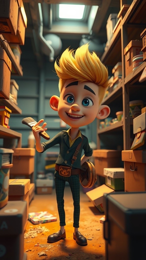 Benny's Magical Paintbrush Adventure