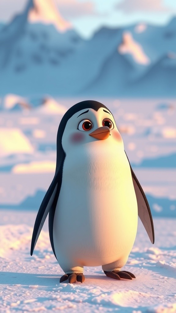 Pinguin Heroik di Benua Es