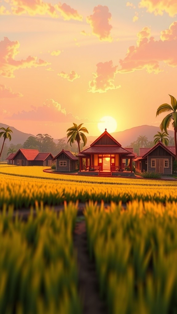 Cinta di Antara Sawah