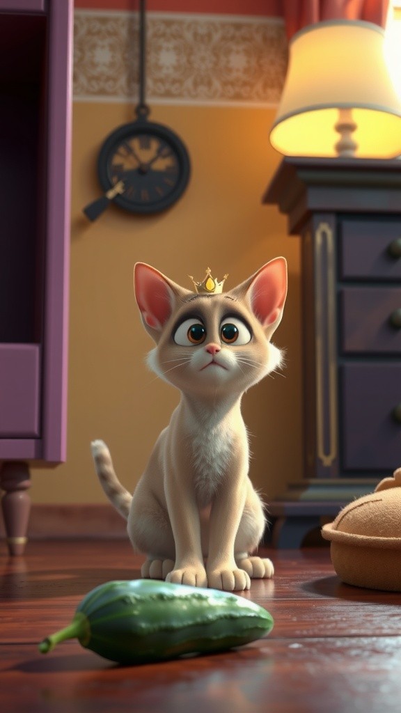 Mengapa Kucing Takut pada Timun?