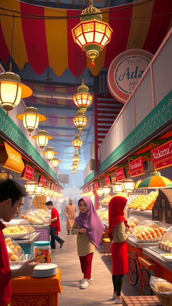 Berburu Takjil di Pasar Ramadhan Majalengka