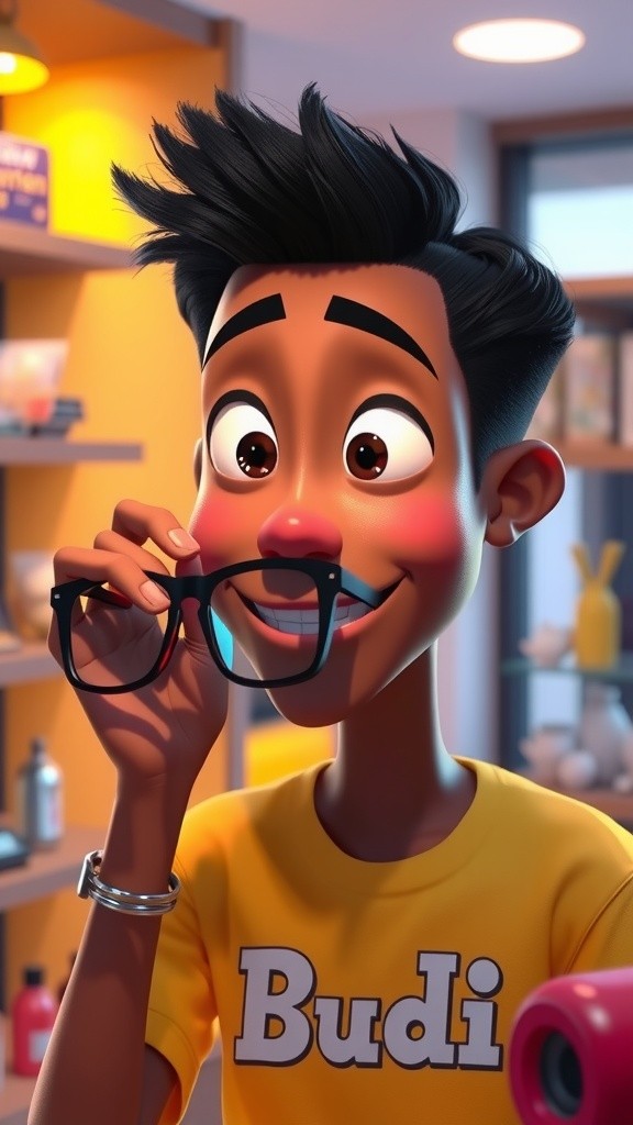 Budi dan Kacamata 'Pintarnya'
