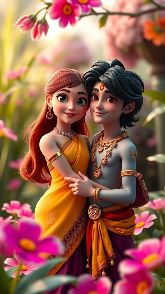 राधा-कृष्ण की प्रेम कथा
