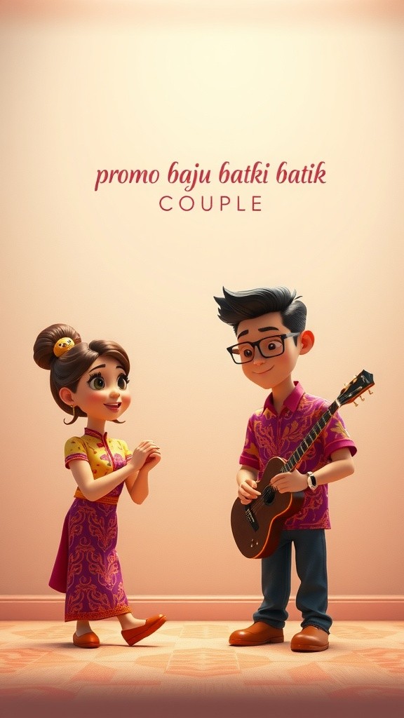 Cinta Erat dengan Baju Batik Couple!