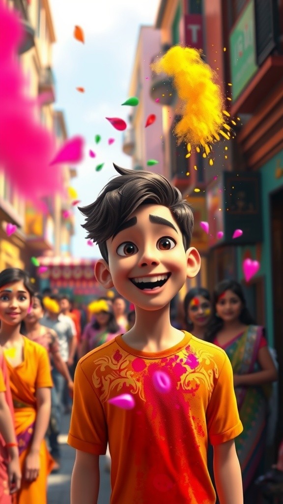 रंगों की दोस्ती: होली की कहानी