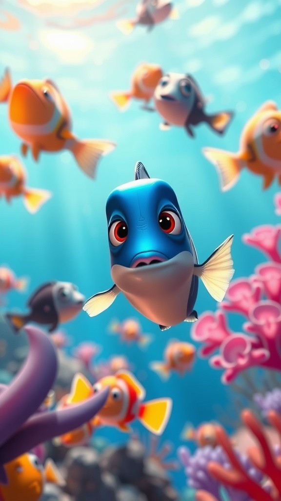 Persahabatan di Laut: Ikan Kecil dan Hiu