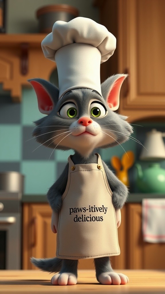 Chef Whiskers' Super Cheesy Tuna Pie Adventure
