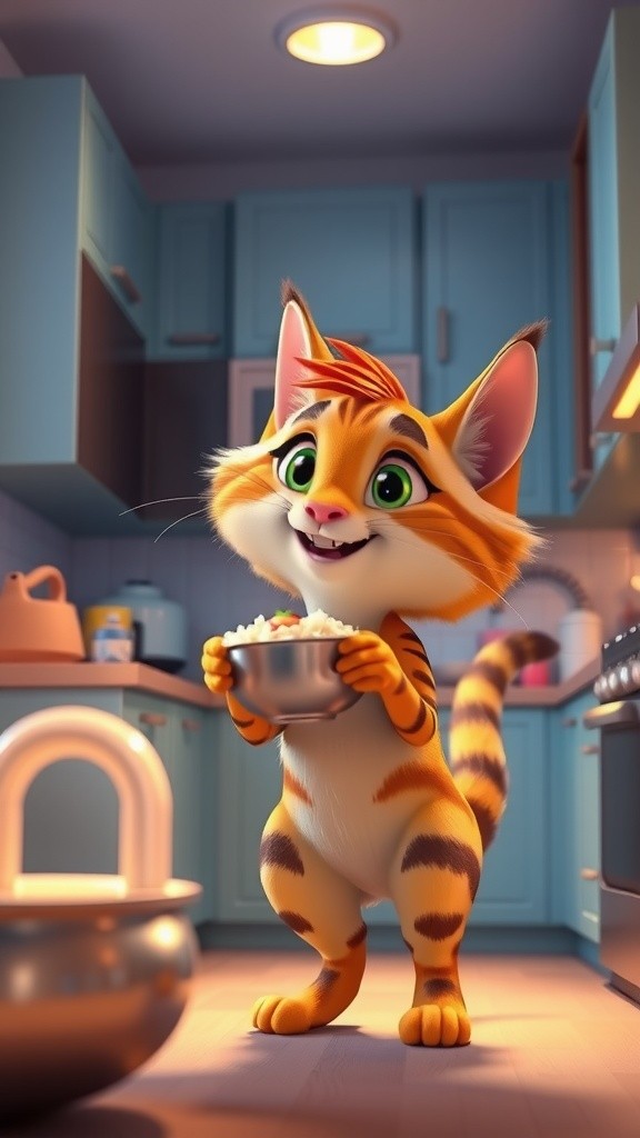 Kucing Chef: Sarapan Anti Ribet!