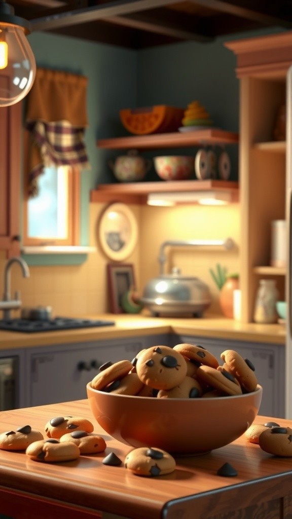 Eggless Choco Chip Cookies Recipe