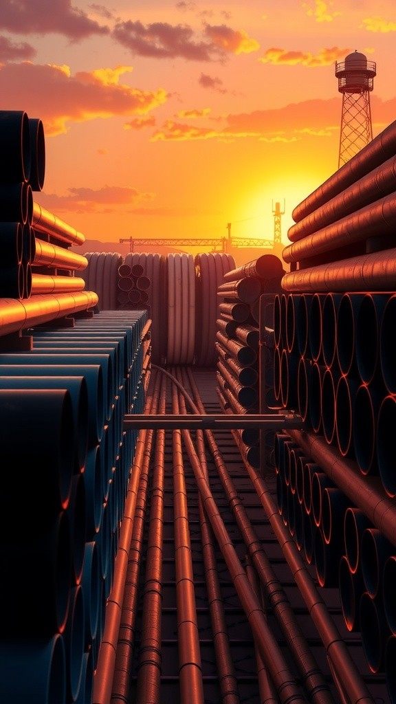 Pekerja Handal di Pipe Yard