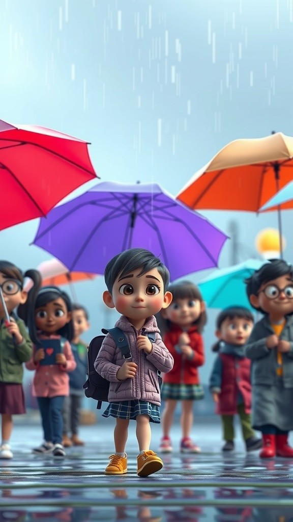 Mobil Sekolah Berbicara: Iklan Kreatif di Pagi Hujan