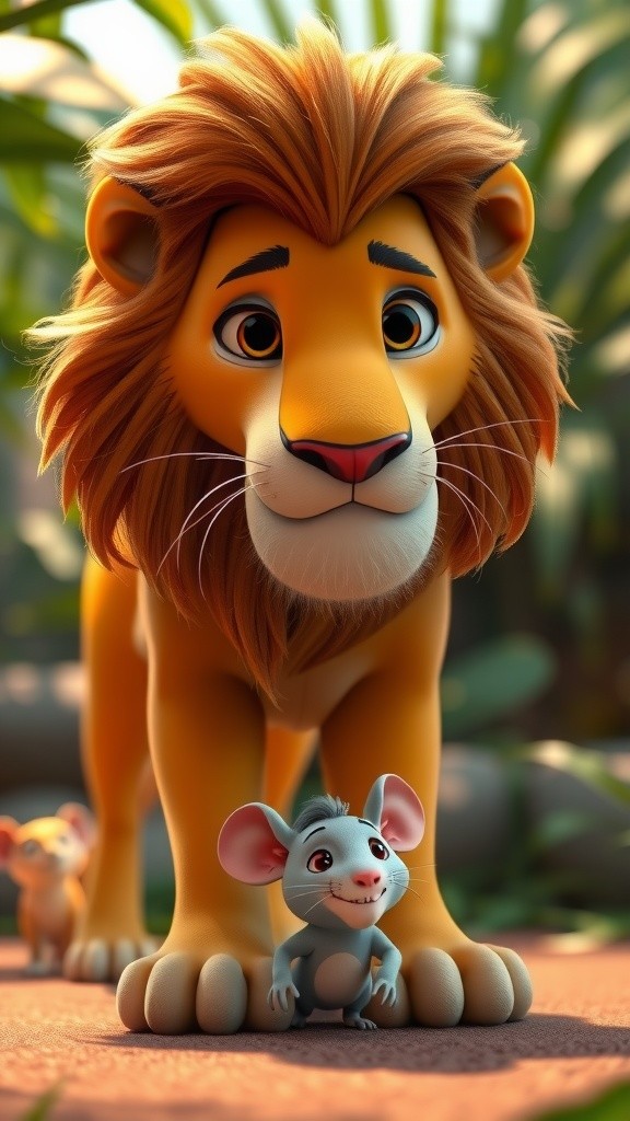 The Lion and the Mouse: A Tale of Kindness