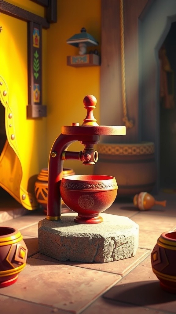 Traditional Stone Hand Mill: The Art of Grinding Wheat