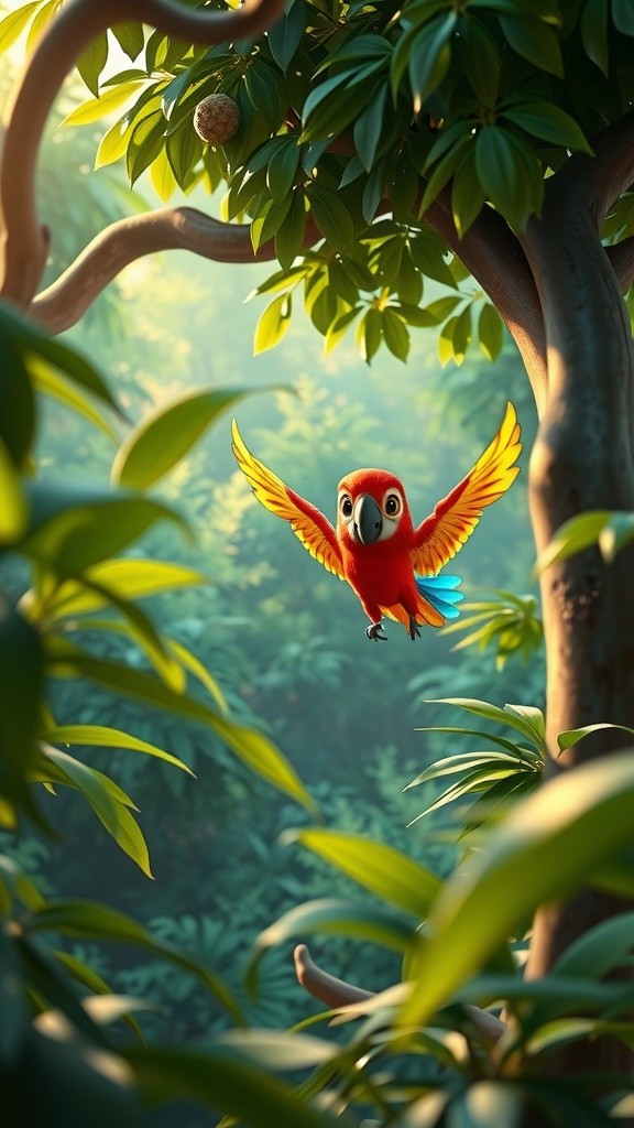 The Lost Parrot's Journey