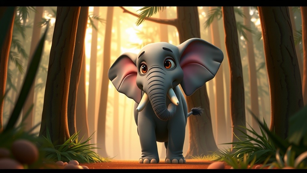 The Brave Little Elephant