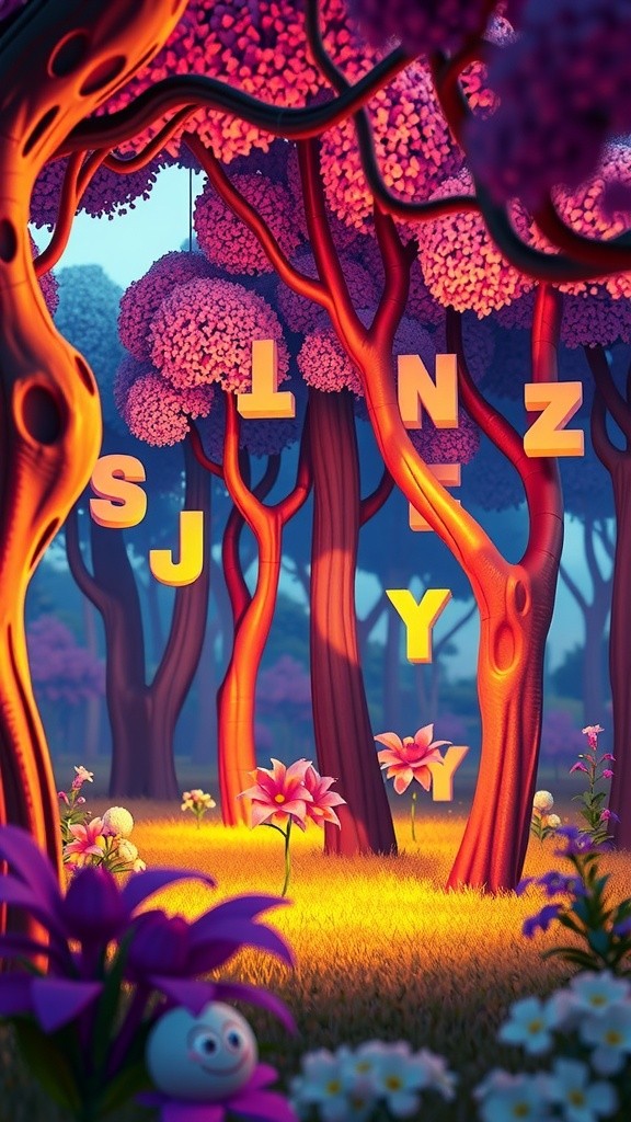 Exploring the Alphabet in the Enchanted Forest