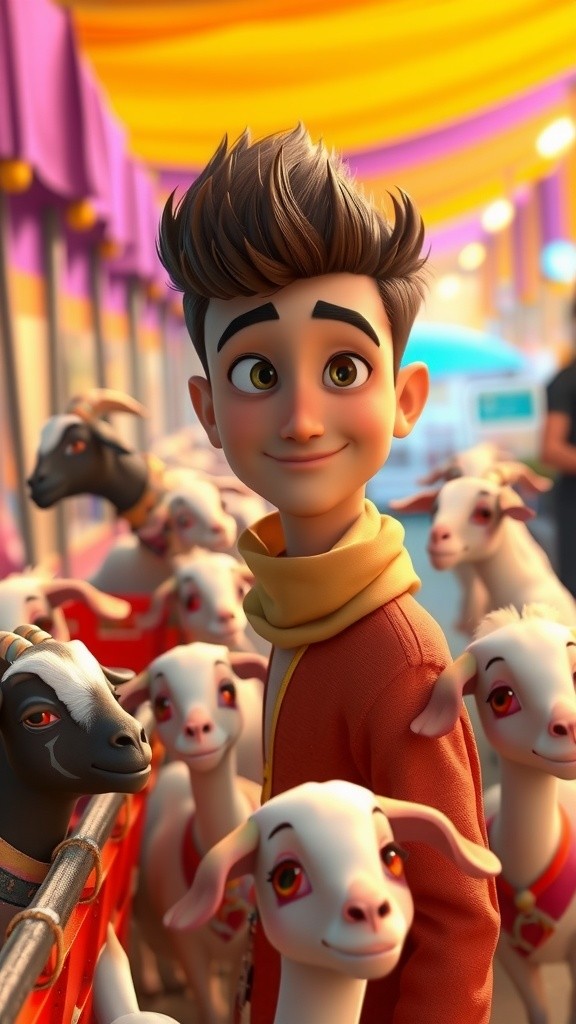 Kambing Ganteng dan Kebun yang Habis