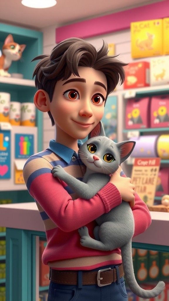 Kucing Pintar dengan Humor