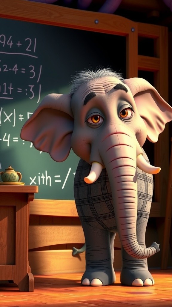 Batyr the Math-Whiz Elephant: Counting His Way to Fame!