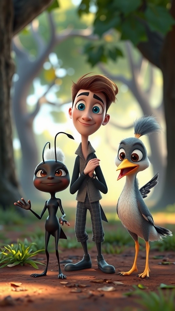 चींटी, पक्षी और शिकारी की नसीहत भरी कहानी