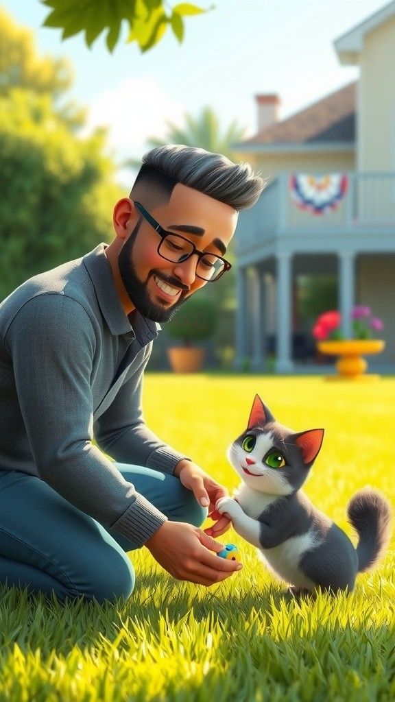 Kucing Pintar dan Ayahnya