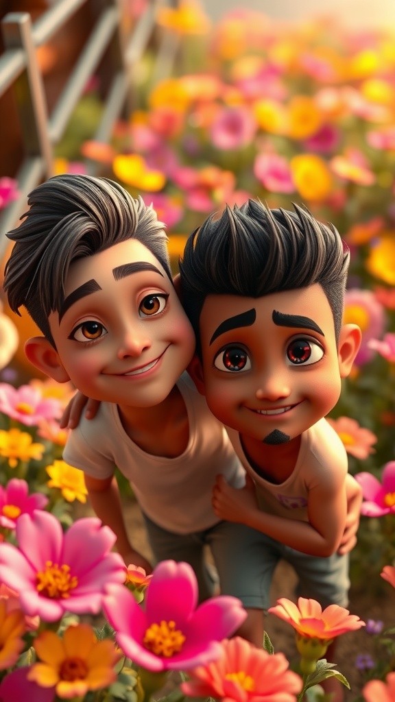 টুনটুন ও মুন্না: বাংলাদেশের পতাকা