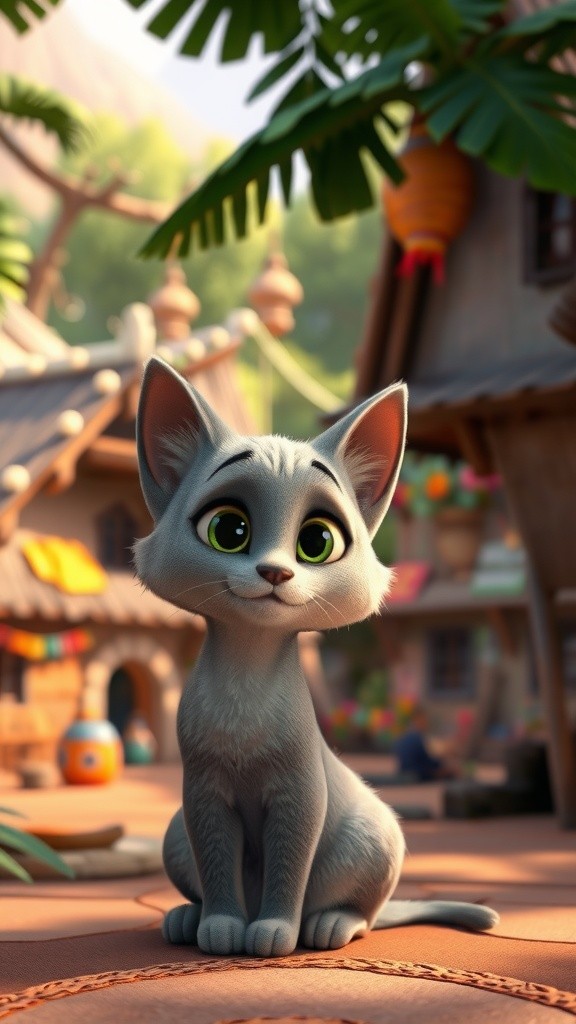 Momo Si Kucing yang Ingin Jadi Singa