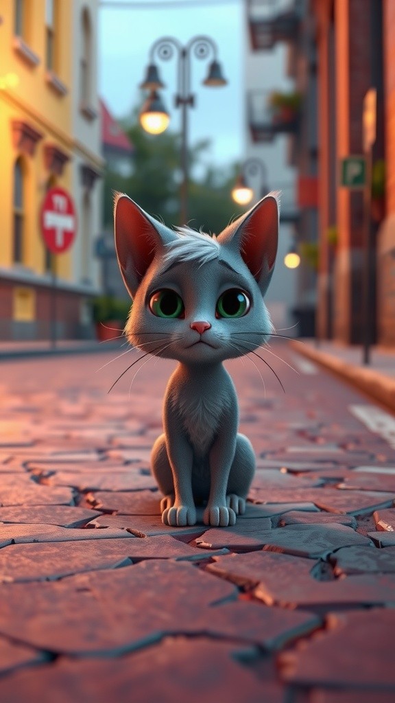 Kucing Kecil yang Menunggu Cinta
