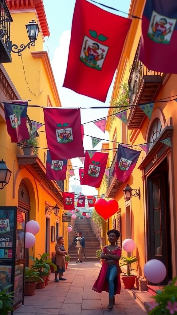 Célébration de la fête du drapeau haïtien